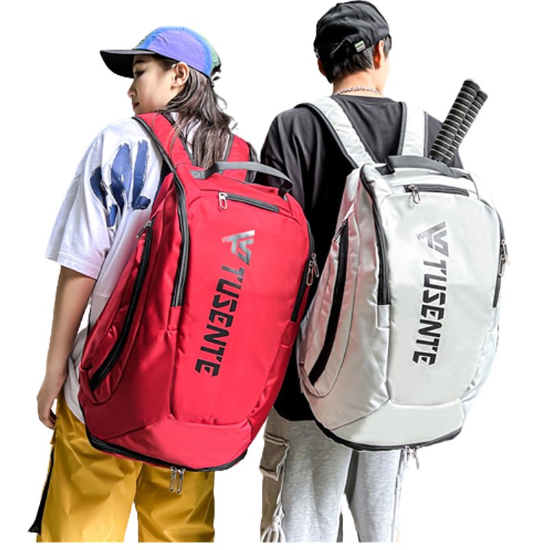 Custom LOGO Outdoor Traveling Rucksack Workout Sport Gym Bag Badminton Tennis Racket Backpack