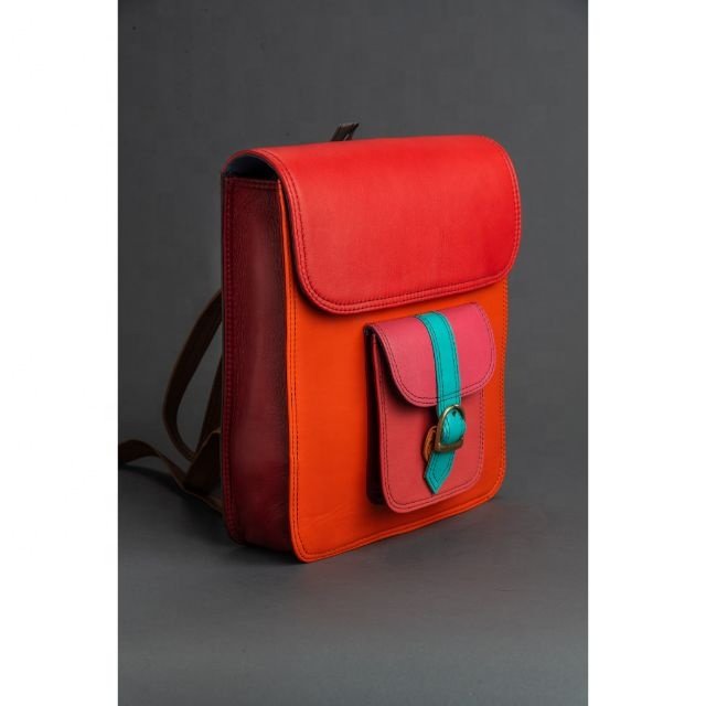 LW Wholesale Women's Mini Backpack New Fashion Simple Vintage Leather Dress Rock Style Portable with Cotton Lining for Summer