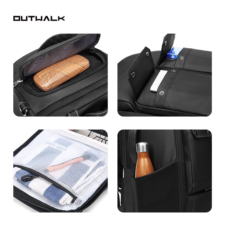 Multiple Pouch Large Capacity Waterproof Travel Bag Sac A Dos Anti Theft Bag with TSA Lock Laptop Backpacks Outdoor Backpack