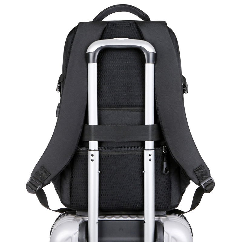 Factory 15.6 Inch Custom Logo Waterproof Oxford Pu Material Business Men Day Pack Bag Travel Laptop Backpack