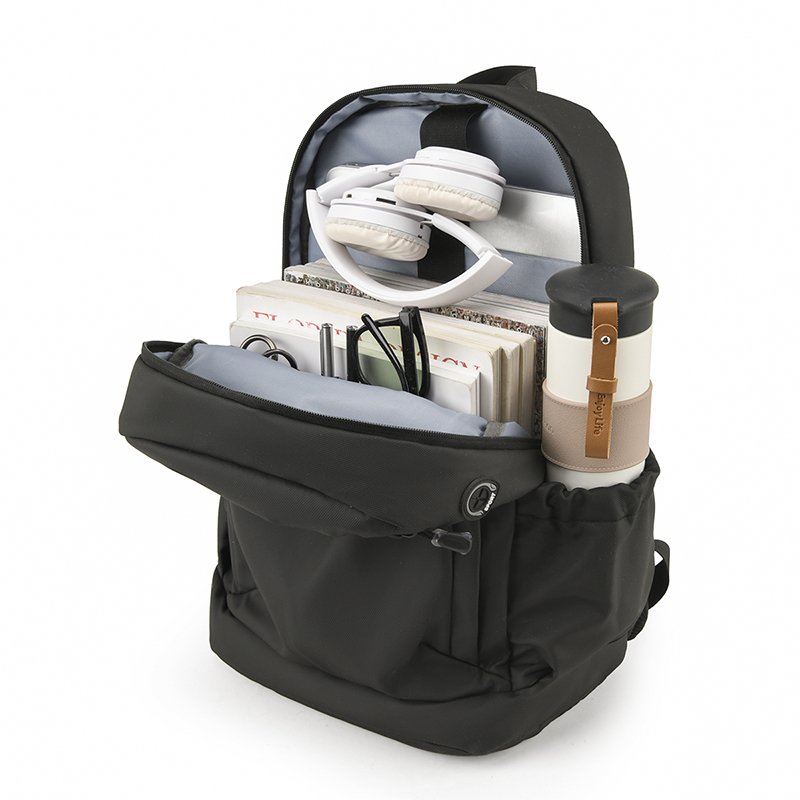 2024 New Waterproof Nylon Cloth Perfect Bag Computer Bag for Men Custom Polyester Unisex Laptop Backpack with Usb