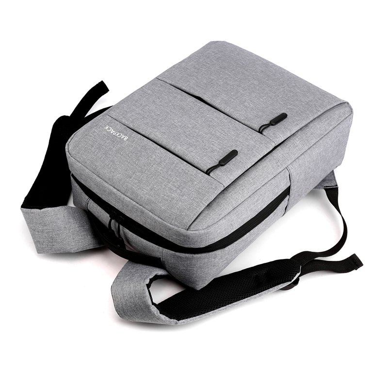 MARKSMAN Classic Style Men's Business Laptop Backpack with USB Charger Good Quality Oxford Waterproof Computer Backpack