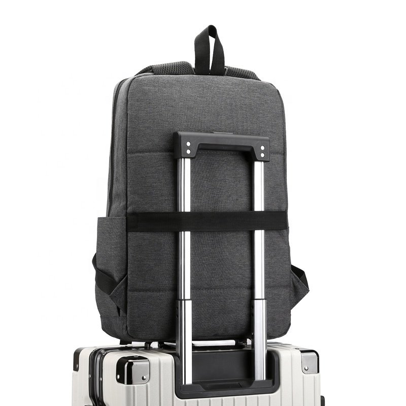 Laptop backpacks bag with usb charging port waterproof business anti theft manufacturer ABS black backpack