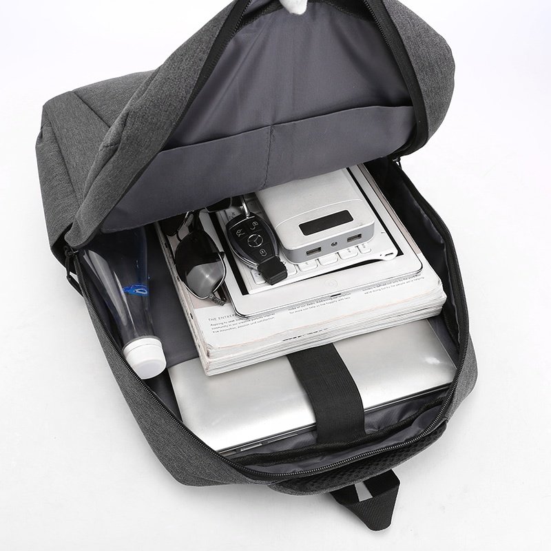 Laptop backpacks bag with usb charging port waterproof business anti theft manufacturer ABS black backpack