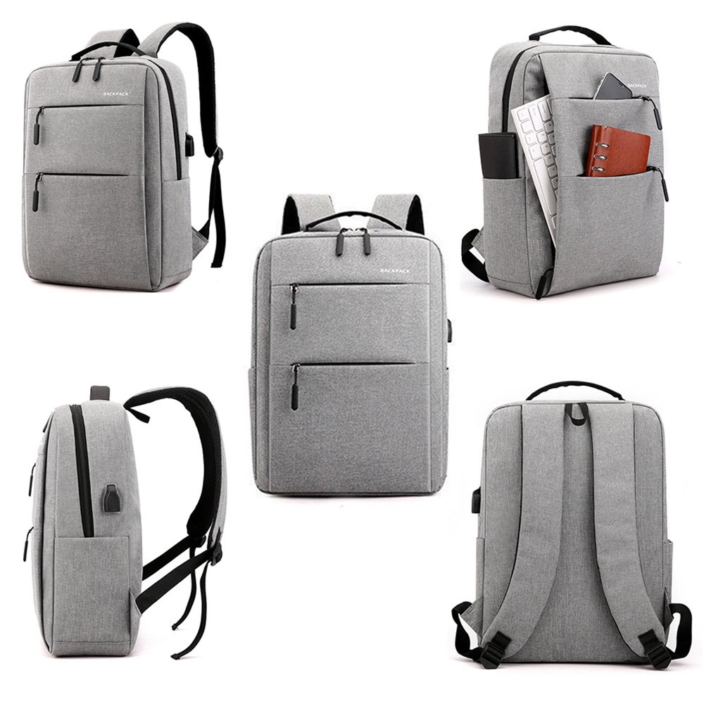 OMASKA Wholesale Multifunction USB Bags 17 Inch Nylon Anti theft Sac a dos Smart Laptop Backpack Bag