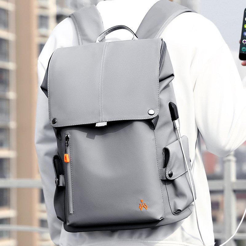 Travel Laptop Backpack For Men Usb Charging Functional College Business 15.6 Inch Polyester Leisure Fashion Smart Bag Travel