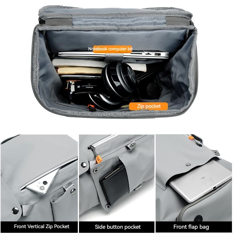 Travel Laptop Backpack For Men Usb Charging Functional College Business 15.6 Inch Polyester Leisure Fashion Smart Bag Travel