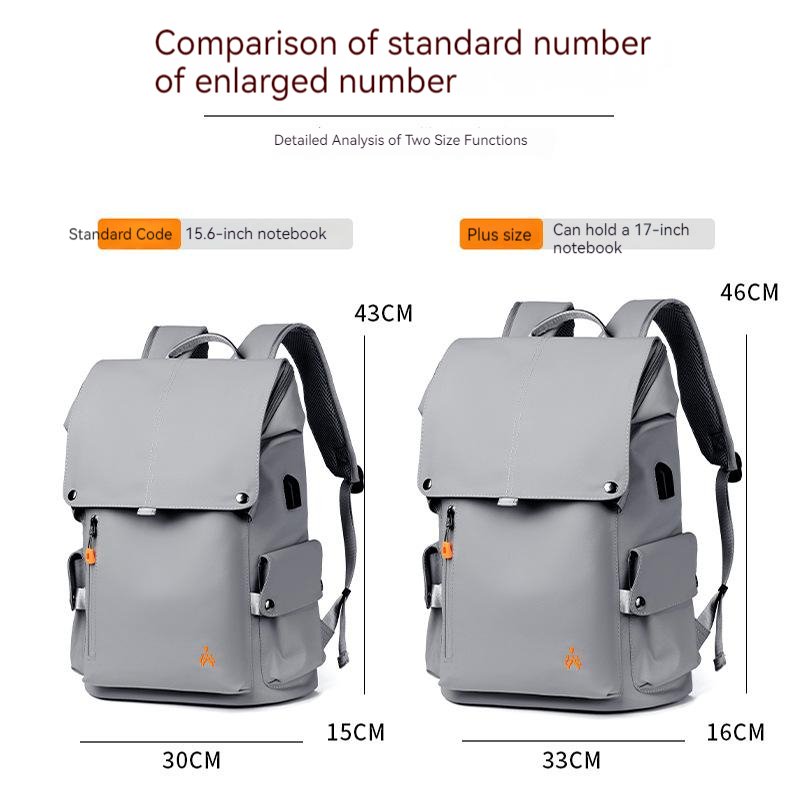 Travel Laptop Backpack For Men Usb Charging Functional College Business 15.6 Inch Polyester Leisure Fashion Smart Bag Travel