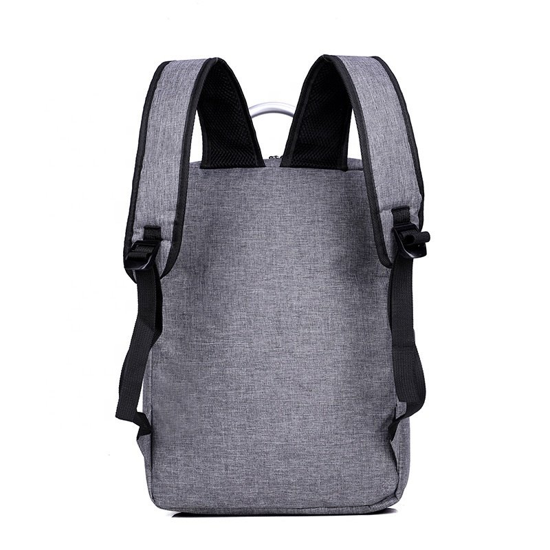 Korean Fashion Simple Pure Color Multifunctional USB Laptop Backpack Waterproof Nylon Business Laptop Backpack Laptop