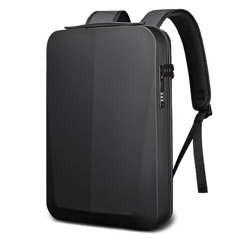 Custom LOGO Large Capacity ABS Hard Shell USB Charging Business Laptop Backpack