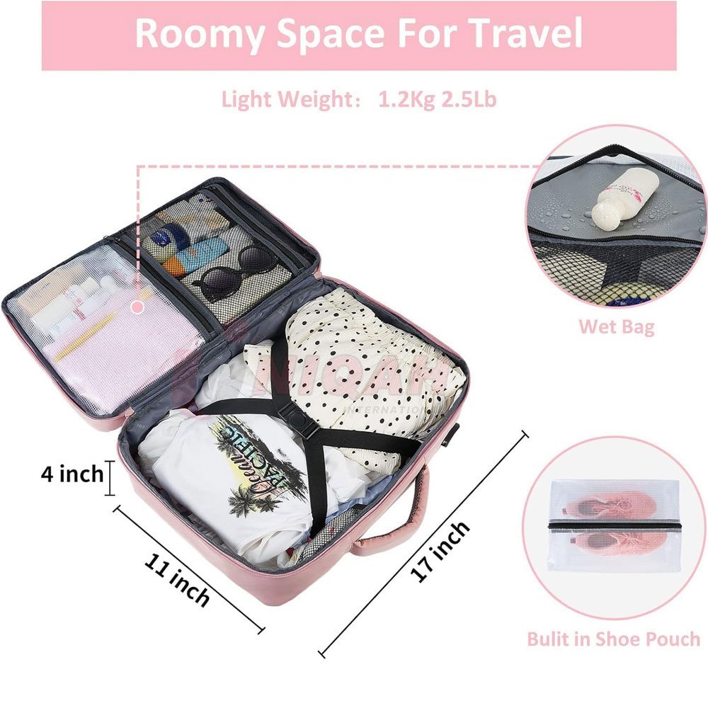 Travel Backpack For Women, Carry On Backpack With Usb Charging Port & Shoe Pouch 15.6inch Laptop Backpack Flight Approved