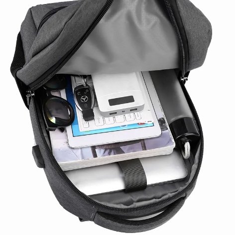2024 New Business Casual Backpack Anti-theft Multifunction Waterproof With USB Charging Laptop Backpack Bag