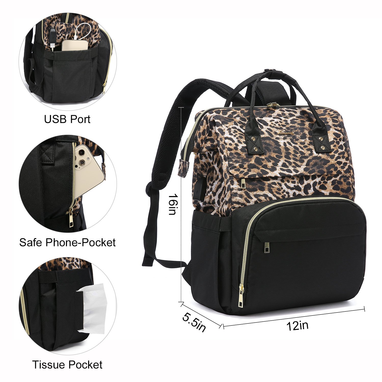 LOVEVOOK 2022 new arrival Custom 14 15.6 17inch Canvas School Laptop Backpack Durable Rucksack Travel Notebook Bag for Men Women