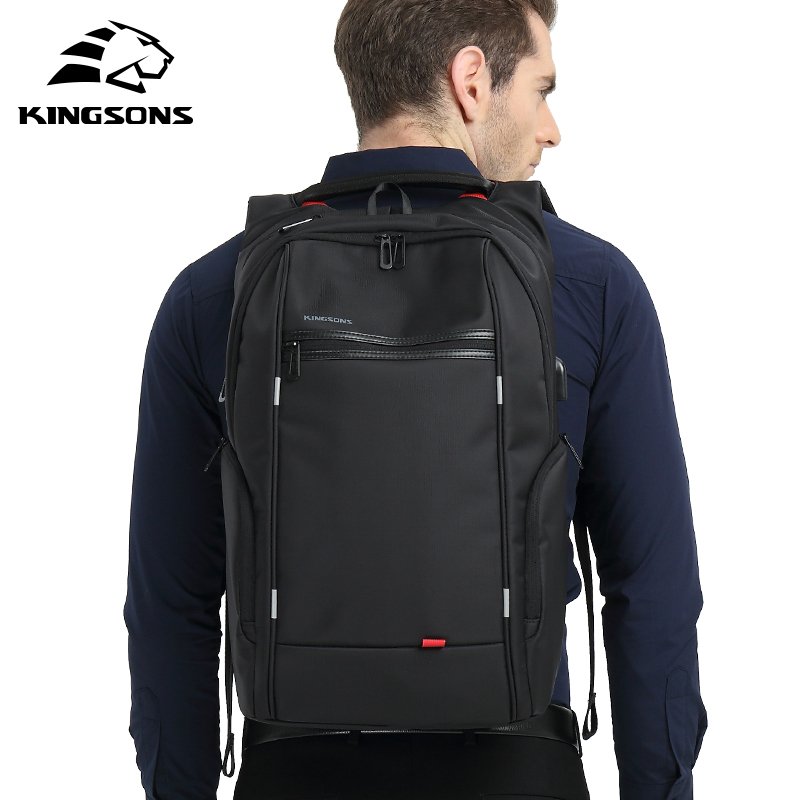 New design office laptop backpack bag smart usb mens backpack mochilas de lap top