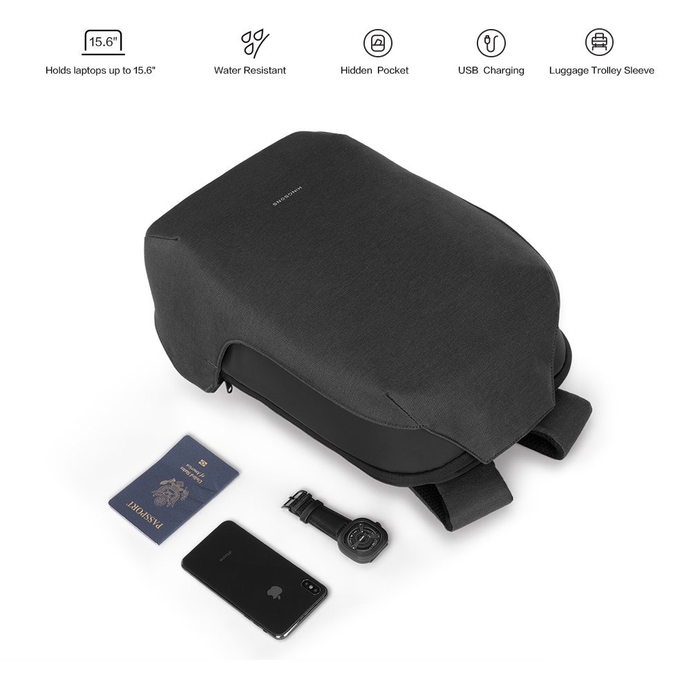 Kingsons Factory customization laptop backpack for man ANTI-theft backpack 15.6 inches backpack bag with USB charging