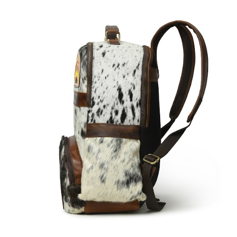 Brown Waxes Soft Leather Laptop Backpack Bag Men Women Waterproof School Backpacks Business Trips Bags Daily Life Use