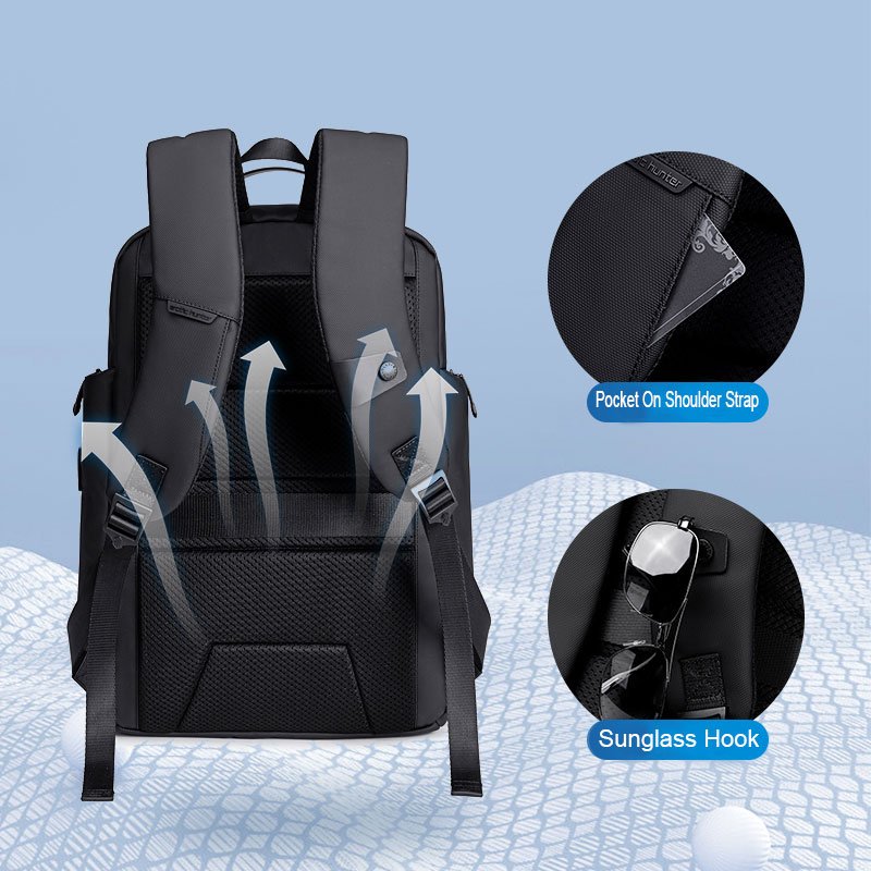2023 USB Charger men's Backpack Smart Laptop Backpack Bag Large Capacity Multifunction Soft Fashion Waterproof mochila