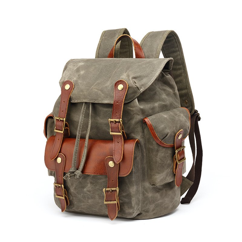 Ladies Backpack High Quality Custom Logo Men Leather Laptop Backpack Durable Portable Hipster Fashion Rucksack Logo