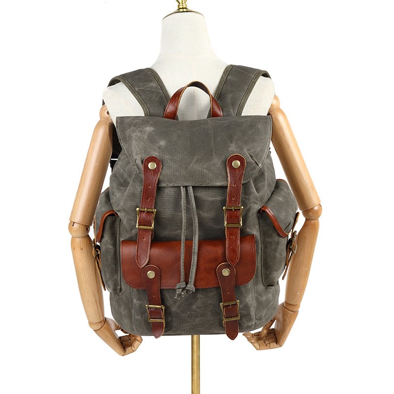 Ladies Backpack High Quality Custom Logo Men Leather Laptop Backpack Durable Portable Hipster Fashion Rucksack Logo