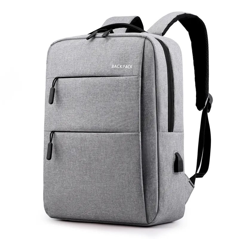 Hot sell waterproof nylon laptop backpacks school bags unisex anti theft USB laptop backpack