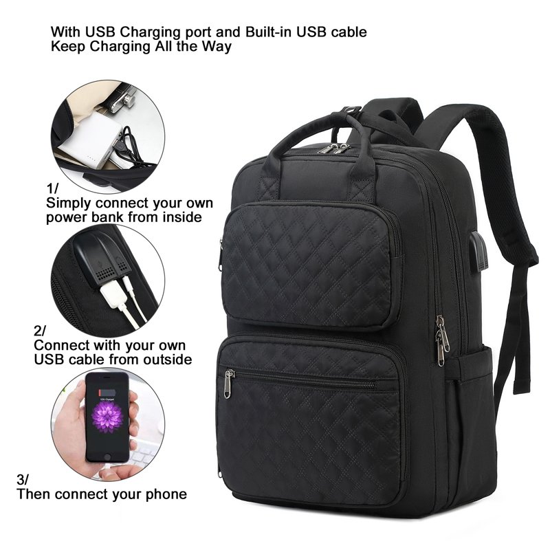 New arrival business travel school laptop college men women bag backpack with usb