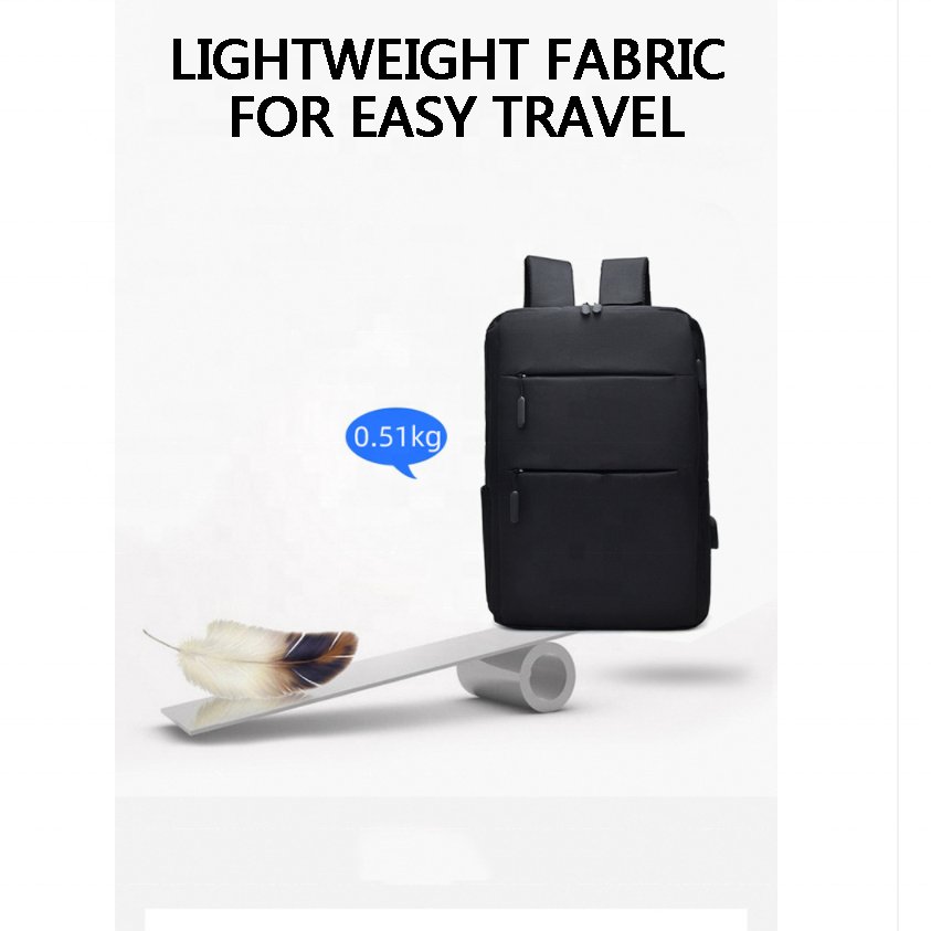 Sympathybag Large Capacity Anti Theft Backpack Fashion Smart USB Charging Lightweight Waterproof Business Laptop Backpack