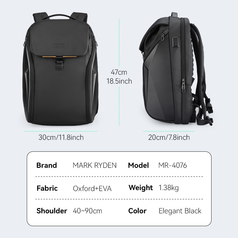 Mark Ryden Factory direct men's laptop bag large capacity business backpack travel bag F_MR4076