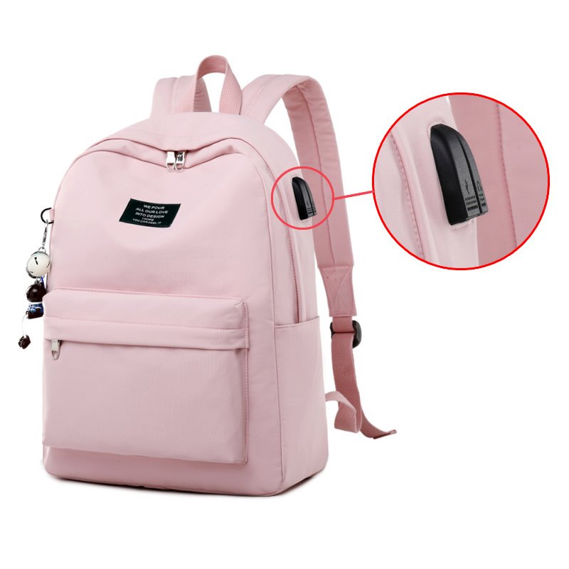 Waterproof Canvas Backpack for Women Multi Pocket Laptop Backpacks Men Pug Printed School Bag for Teenage Girls