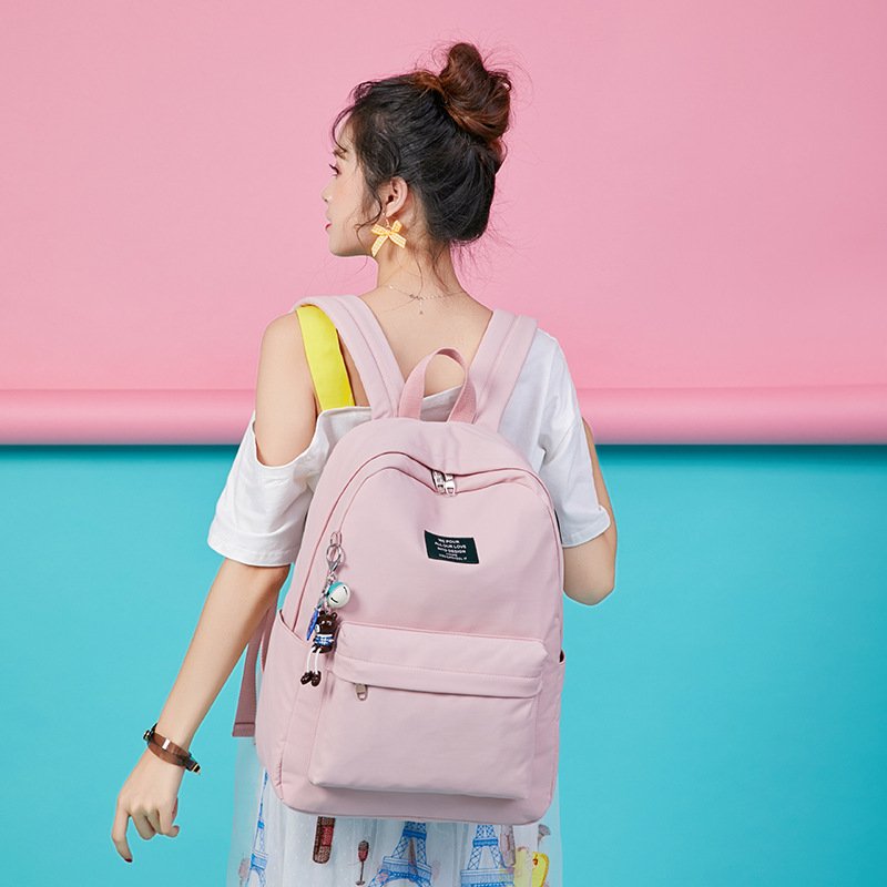 Waterproof Canvas Backpack for Women Multi Pocket Laptop Backpacks Men Pug Printed School Bag for Teenage Girls