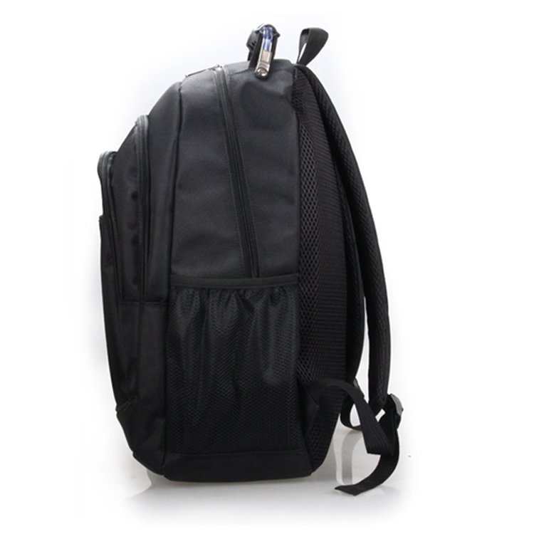 Hot Selling 2024 Fashion Multi Compartment Waterproof Anti Theft Business Black Laptop Backpack