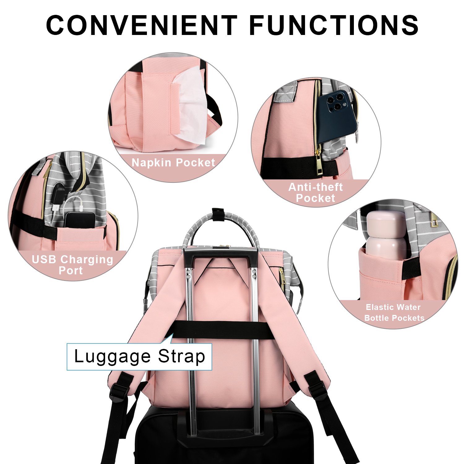 LOVEVOOK shopify factory sales bags 15.6inch women backpacks large work business university travel school women bags in discount