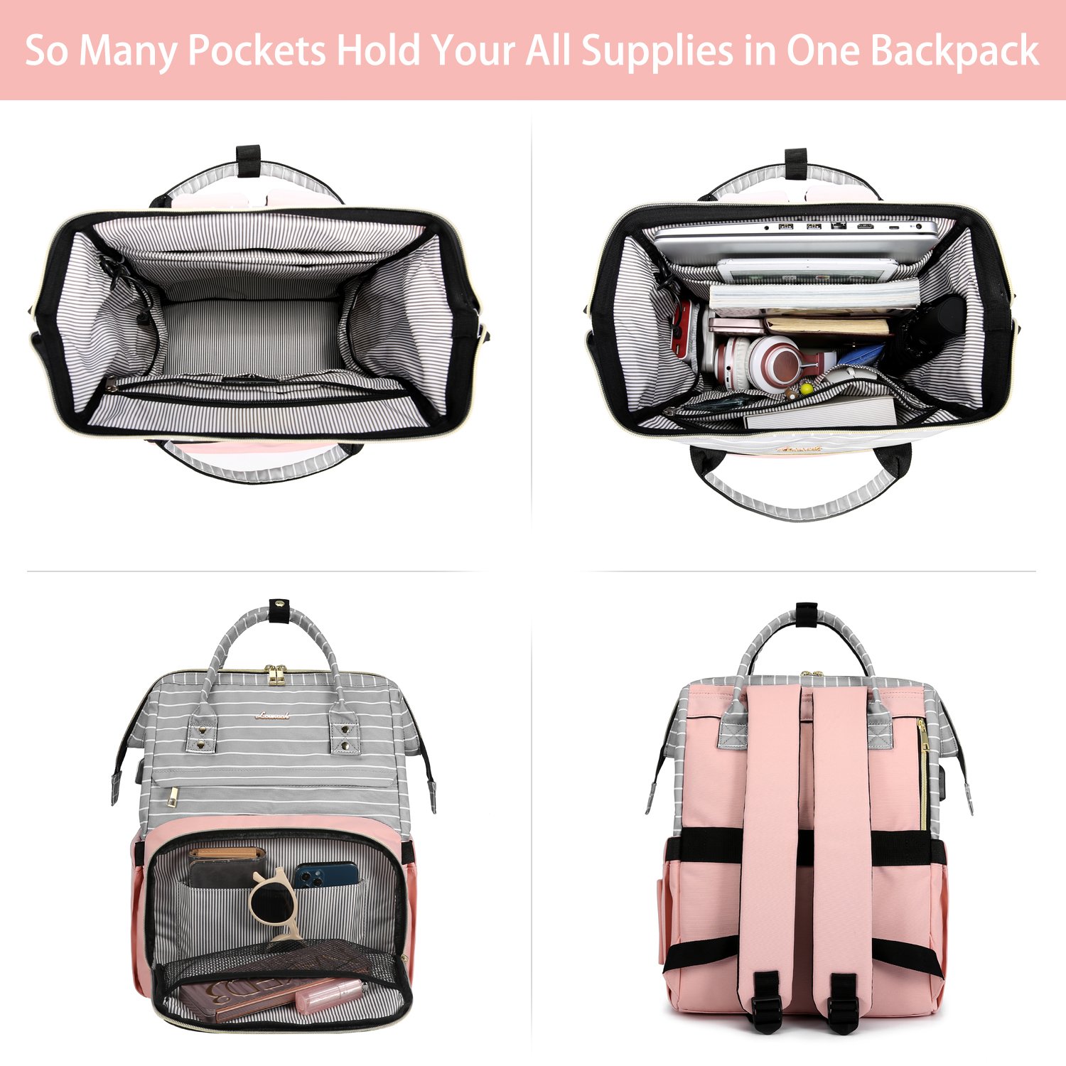 LOVEVOOK shopify factory sales bags 15.6inch women backpacks large work business university travel school women bags in discount