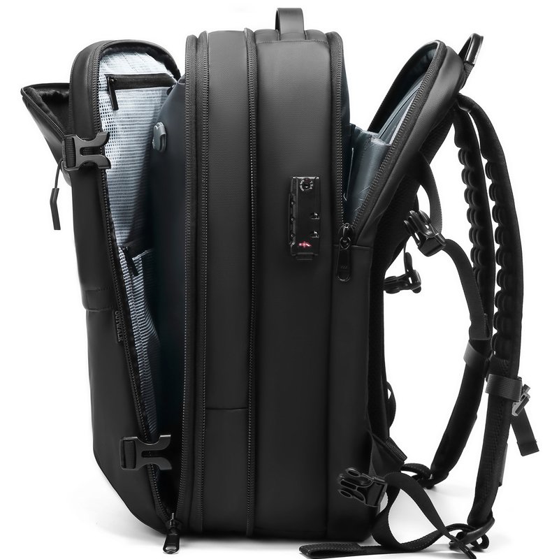 China supplier customize Vacuum travel bag compression Expandable waterproof bagpack back pack travel laptop bag backpacks