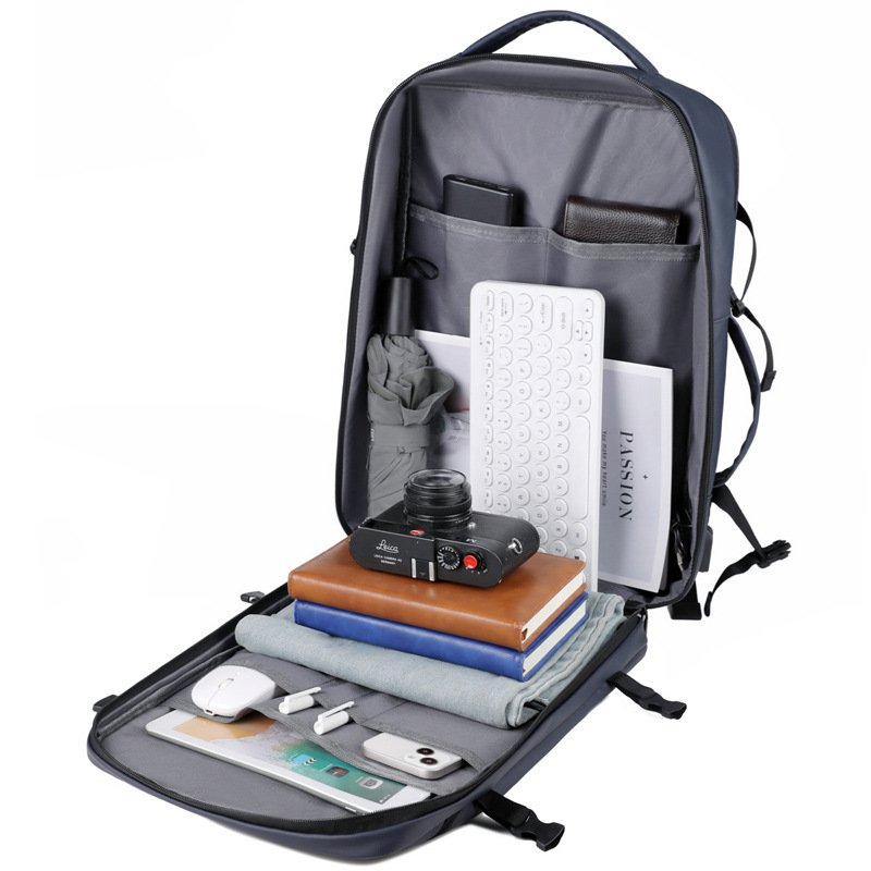2024 New Large Capacity Wholesale Backpack College Student Business Backpack for Men Simple Casual Computer Bag