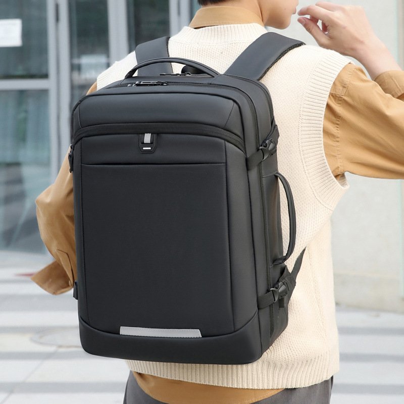 2024 New Large Capacity Wholesale Backpack College Student Business Backpack for Men Simple Casual Computer Bag