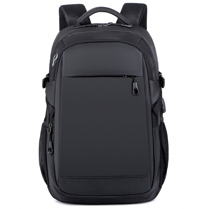 Factory 15.6 Inch Custom Logo Waterproof Oxford Pu Material Business Men Day Pack Bag Travel Laptop Backpack