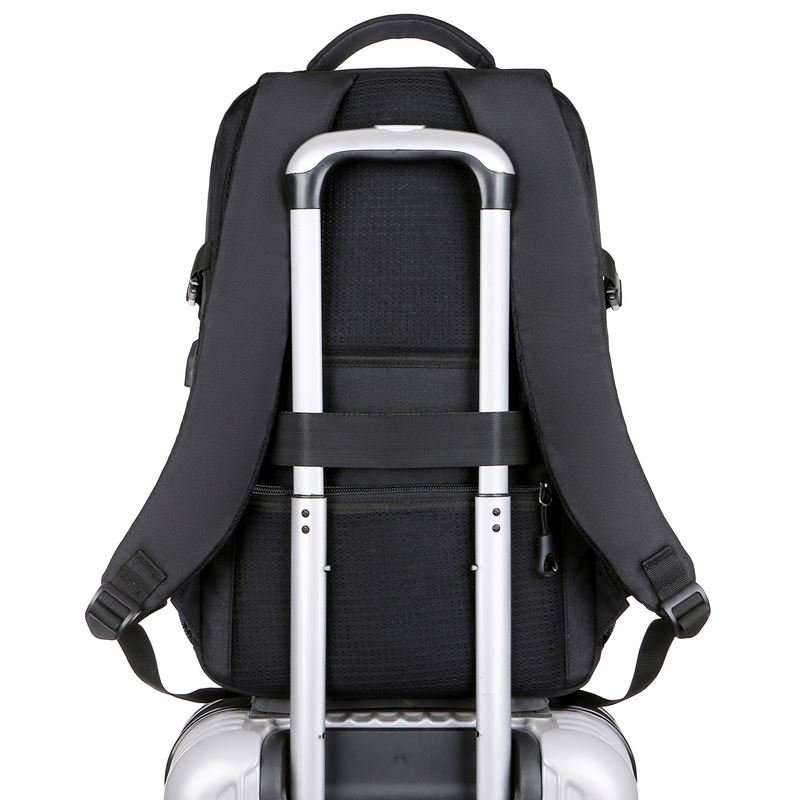 Factory 15.6 Inch Custom Logo Waterproof Oxford Pu Material Business Men Day Pack Bag Travel Laptop Backpack