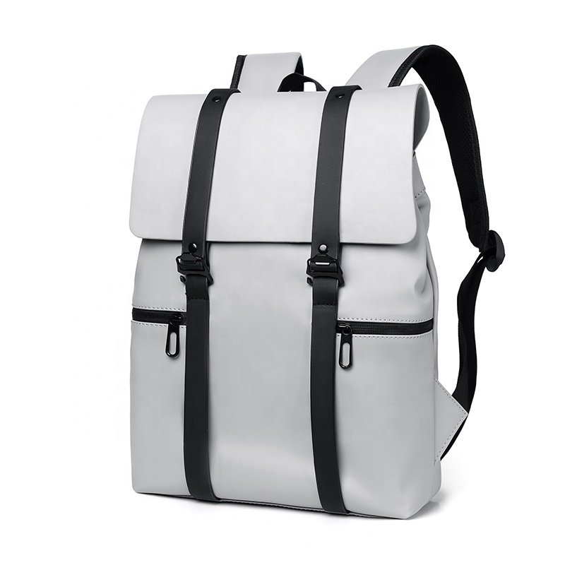 2023 Waterproof Men Women Travel backpack School Laptop Backpack PU leather