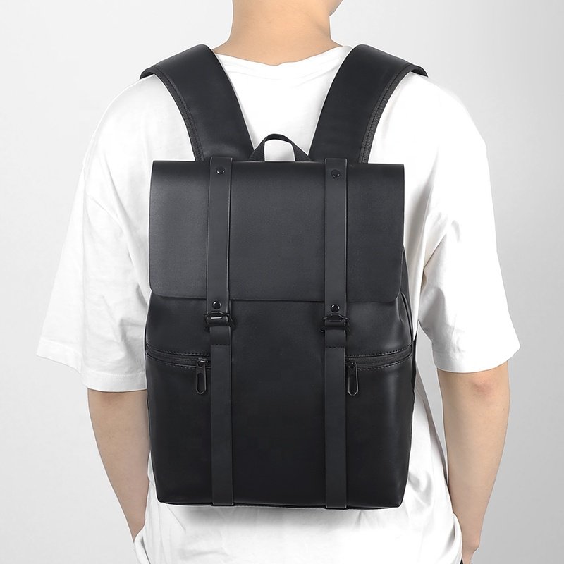 2023 Waterproof Men Women Travel backpack School Laptop Backpack PU leather