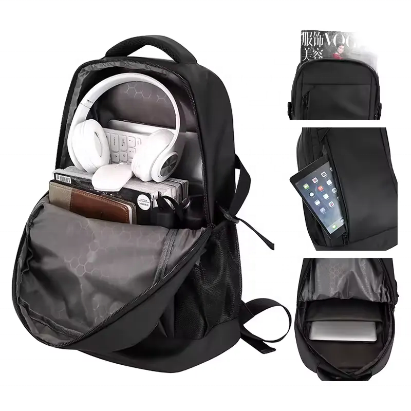 Customized Laptop Bag Oxford High Quality Wholesale With Reasonable Waterproof Multifunction AntiTheft With USB Laptop Backpack