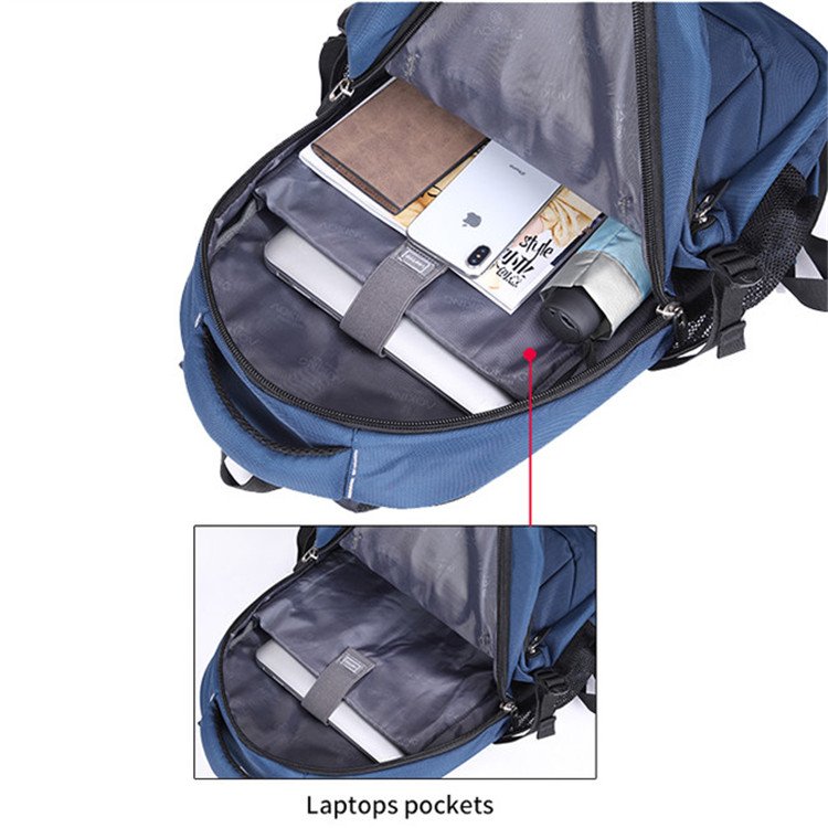 Aoking Men Laptop Backpack 24L Rucksack Travel Bag Travel waterproof Backpack Male Notebook Computer Bag