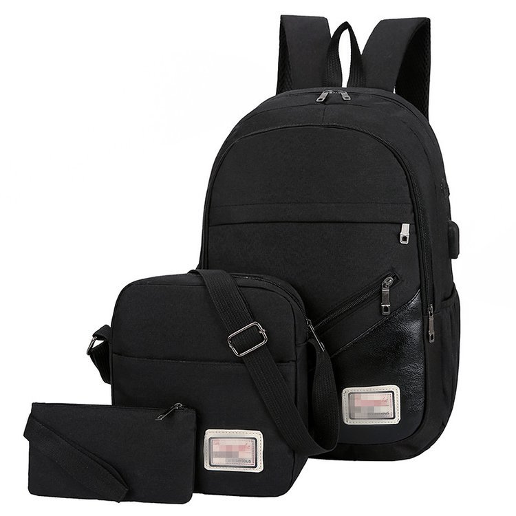 MARKSMAN Business Backpack Factory 3 Piece Set Fashion Backpacks Simple Design Oxford Fabric Laptop Backpack Bag