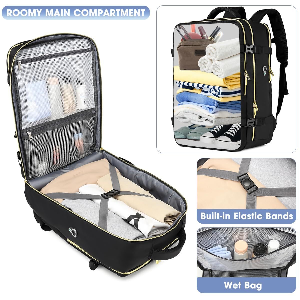 Custom Fashion Quilted Backpack Preppy College School Daypack Travel Commute Knapsack Laptop Bag With USB Charging