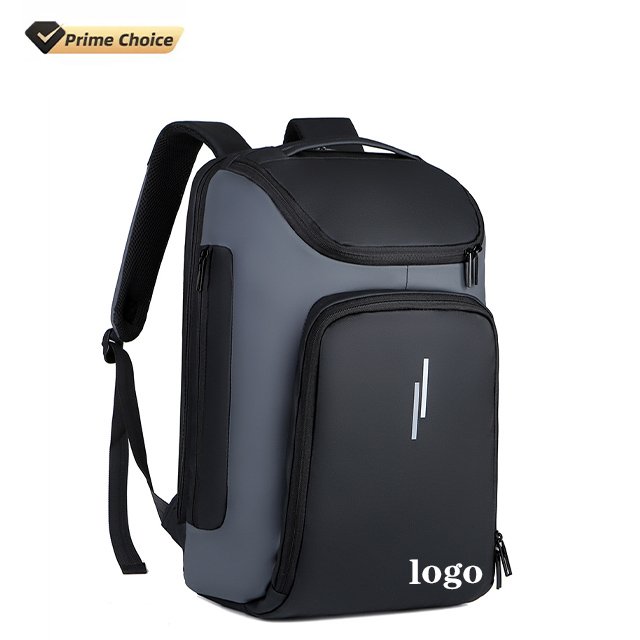 BSCI custom logo High Quality Polyester anti-theft backpack office computer Business bag laptop backpackp With USB Charger Port