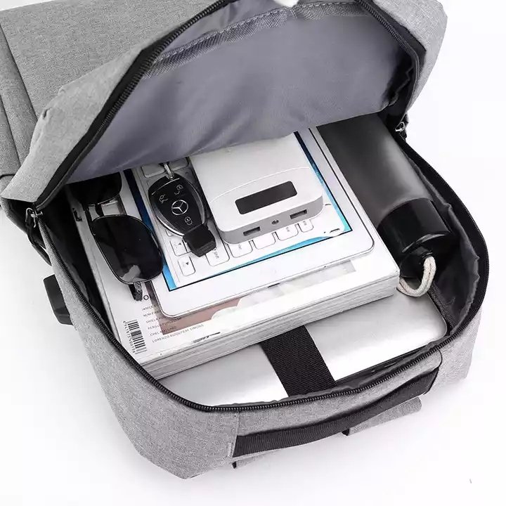 Travel laptop backpack sac au dos Hot selling 3 compartment set student laptop bag backpack