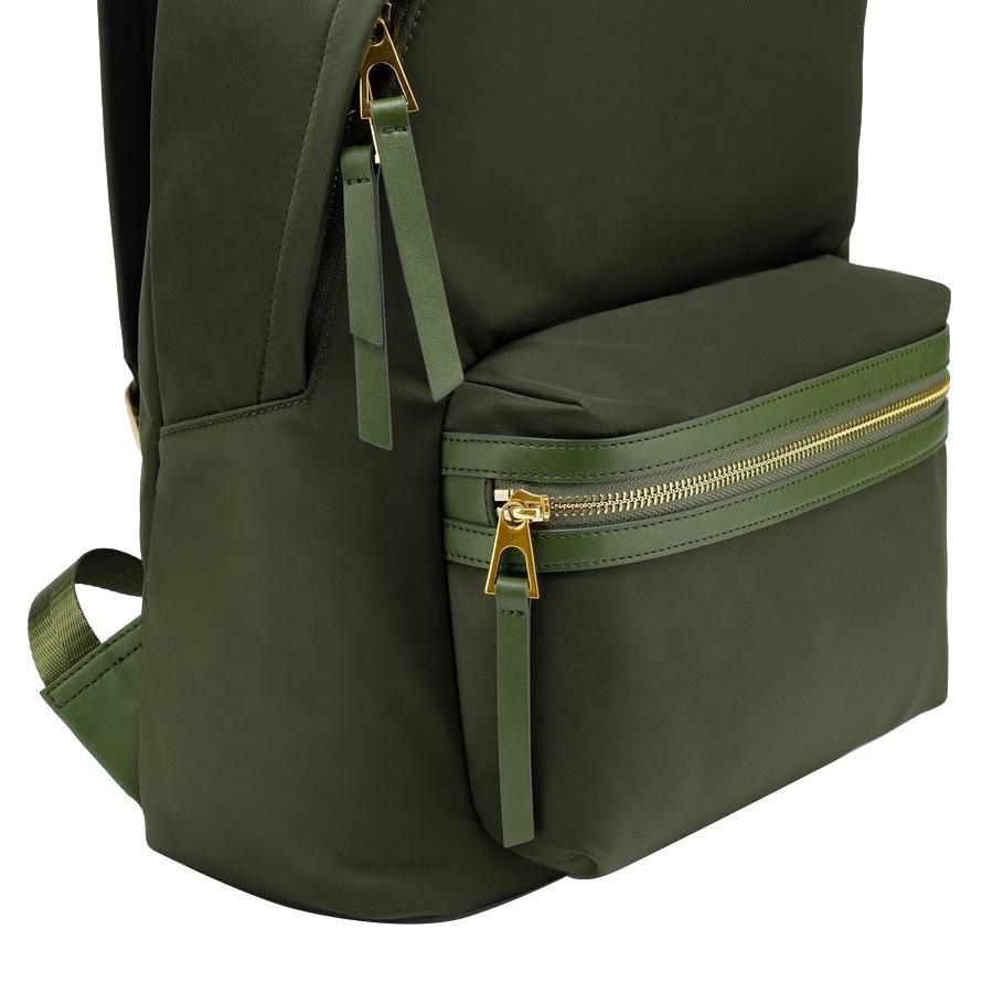 Custom Logo High Quality Nylon Waterproof Casual Womens Backpacks Luxury Business Travel School Laptop Backpacks