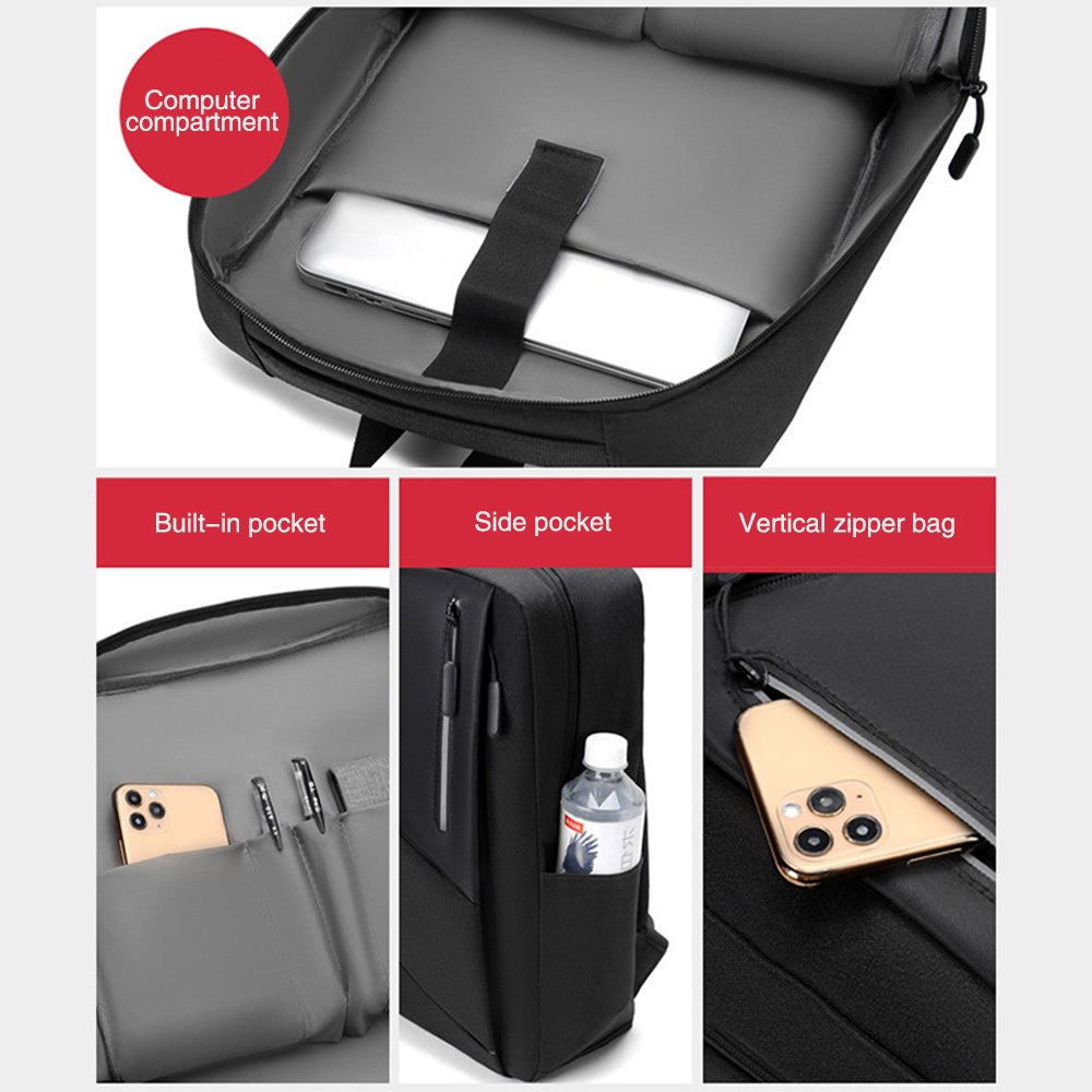 Large capacity multi-functional laptop backpack Business commute backpack Customizable colors Waterproof and scratch-resistant