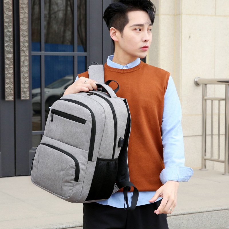 Stylish Large Capacity Waterproof Laptop Backpack Students Durable Business Work USB Access College High School Students Travel