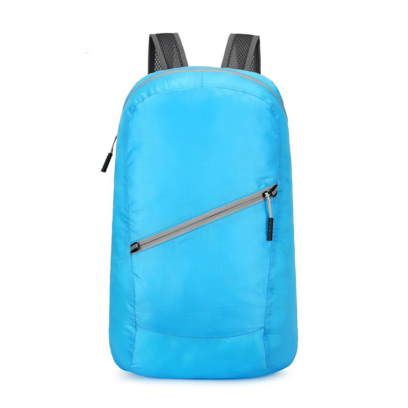 New foldable Waterproof Laptop backpack Outdoor Travel light cycling backpack with reflective strips