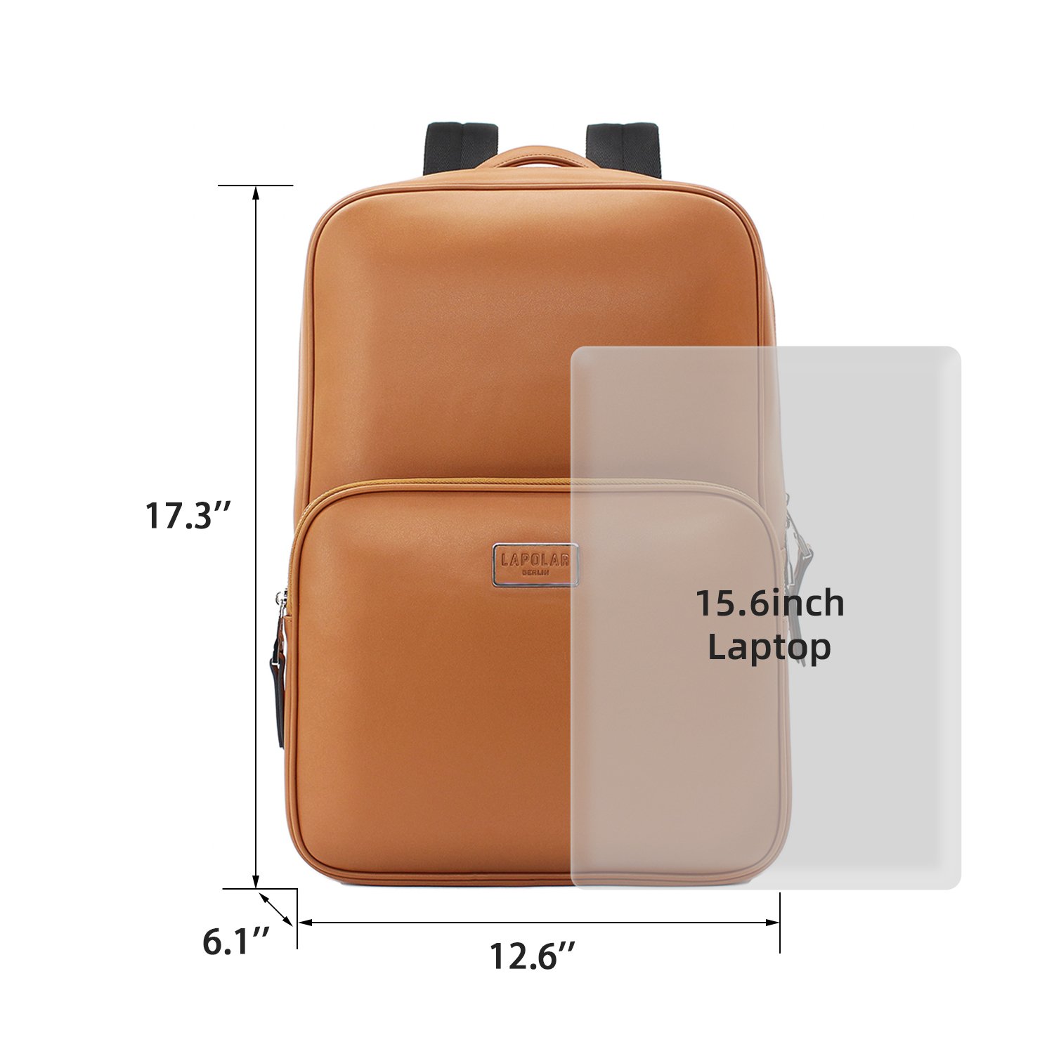 LAPOLAR 15.6 inch Laptop Backpack Purse for Men&Women College Casual Backpack Travel Bag